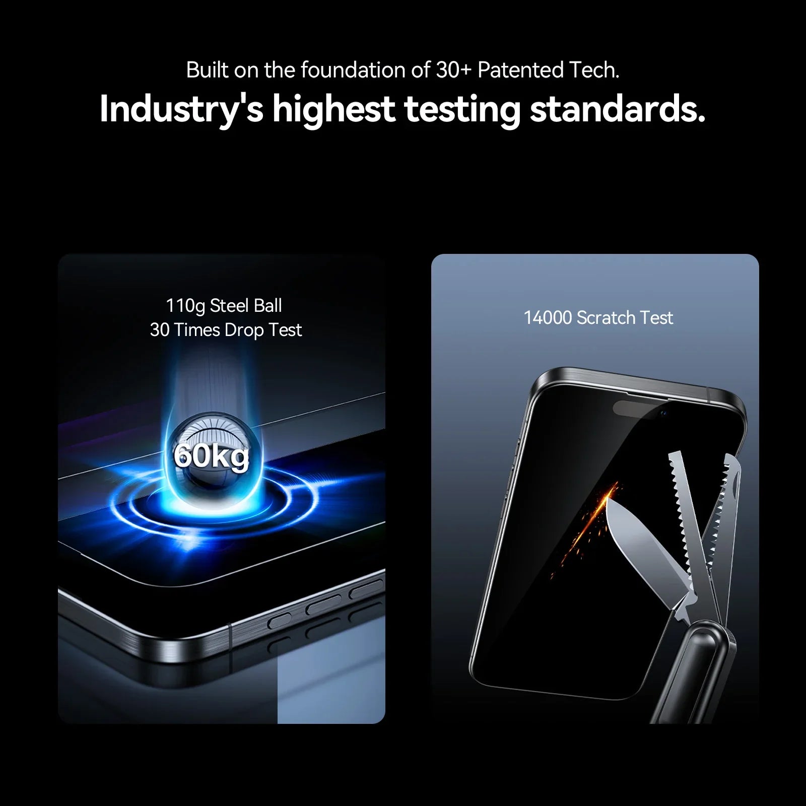 TORRAS GlassGo Tempered Glass Privacy Screen Protector for iPhone 17 Pro Max / 17 Pro / 17 Air / 17 - 1 Pack