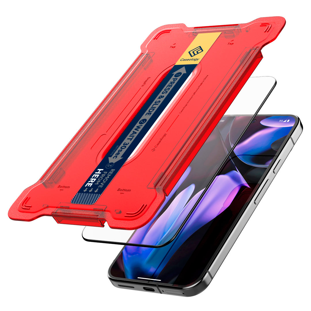 واقي شاشة Caseology Snap Fit لجهاز Google Pixel 9 Pro XL - عبوة 2