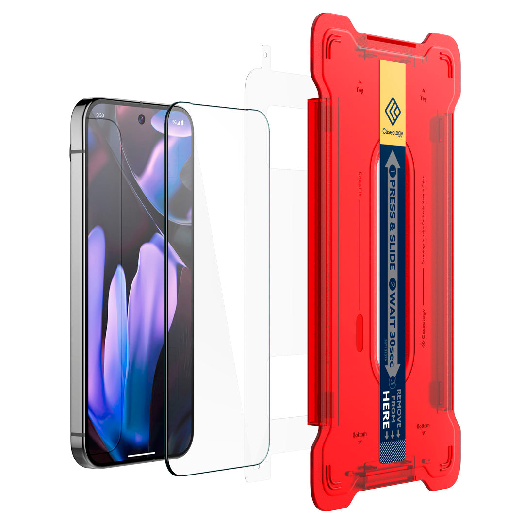 واقي شاشة Caseology Snap Fit لجهاز Google Pixel 9 Pro XL - عبوة 2