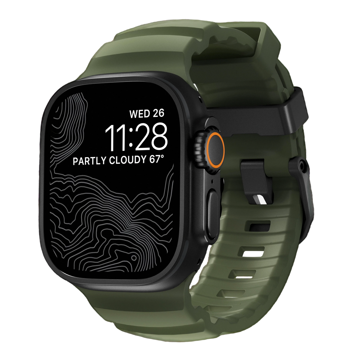 Nomad Rocky Point Band for Apple Watch 49mm / 46mm / 45mm - Forest