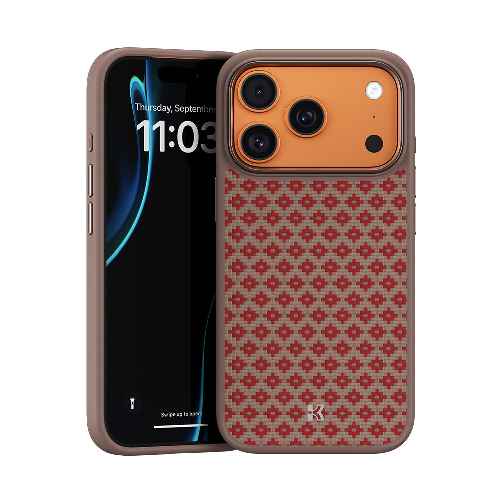 Benks ArmorGrid ArmorPro Case built with Kevlar® for iPhone 17 Pro & Pro Max - Orange #color_orange
