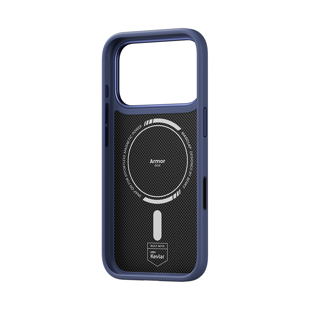 Benks ArmorGrid ArmorPro Case built with Kevlar® for iPhone 17 Pro & Pro Max - Blue #color_blue