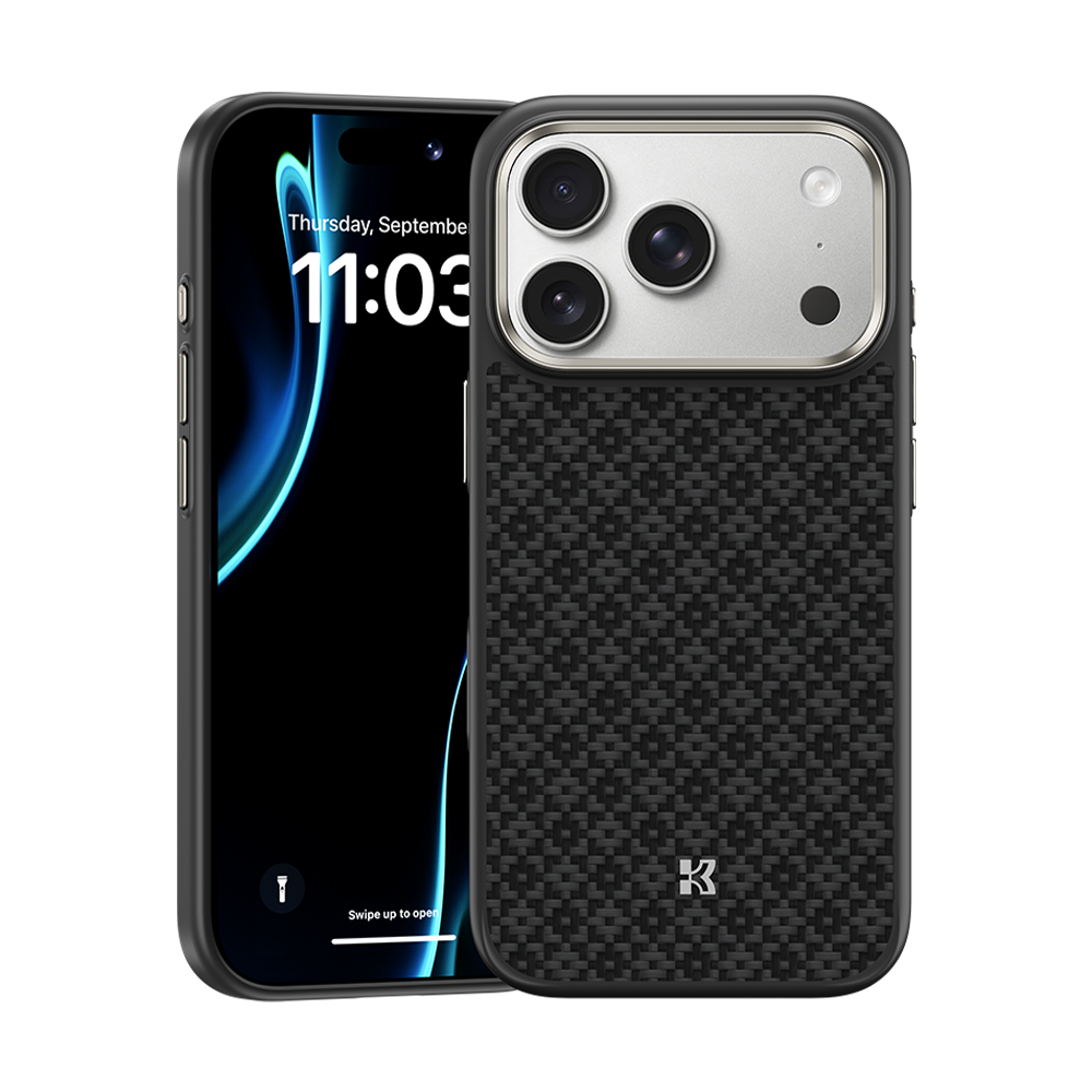 Benks ArmorGrid ArmorPro Case built with Kevlar® for iPhone 17 Pro & Pro Max - Black #color_black