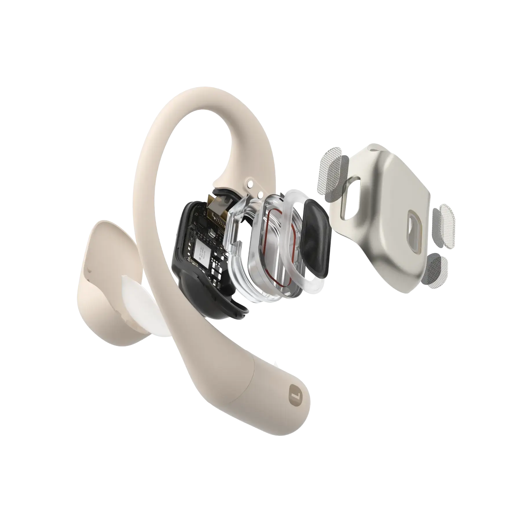 SHOKZ OpenFit Open-Ear Headphones - White