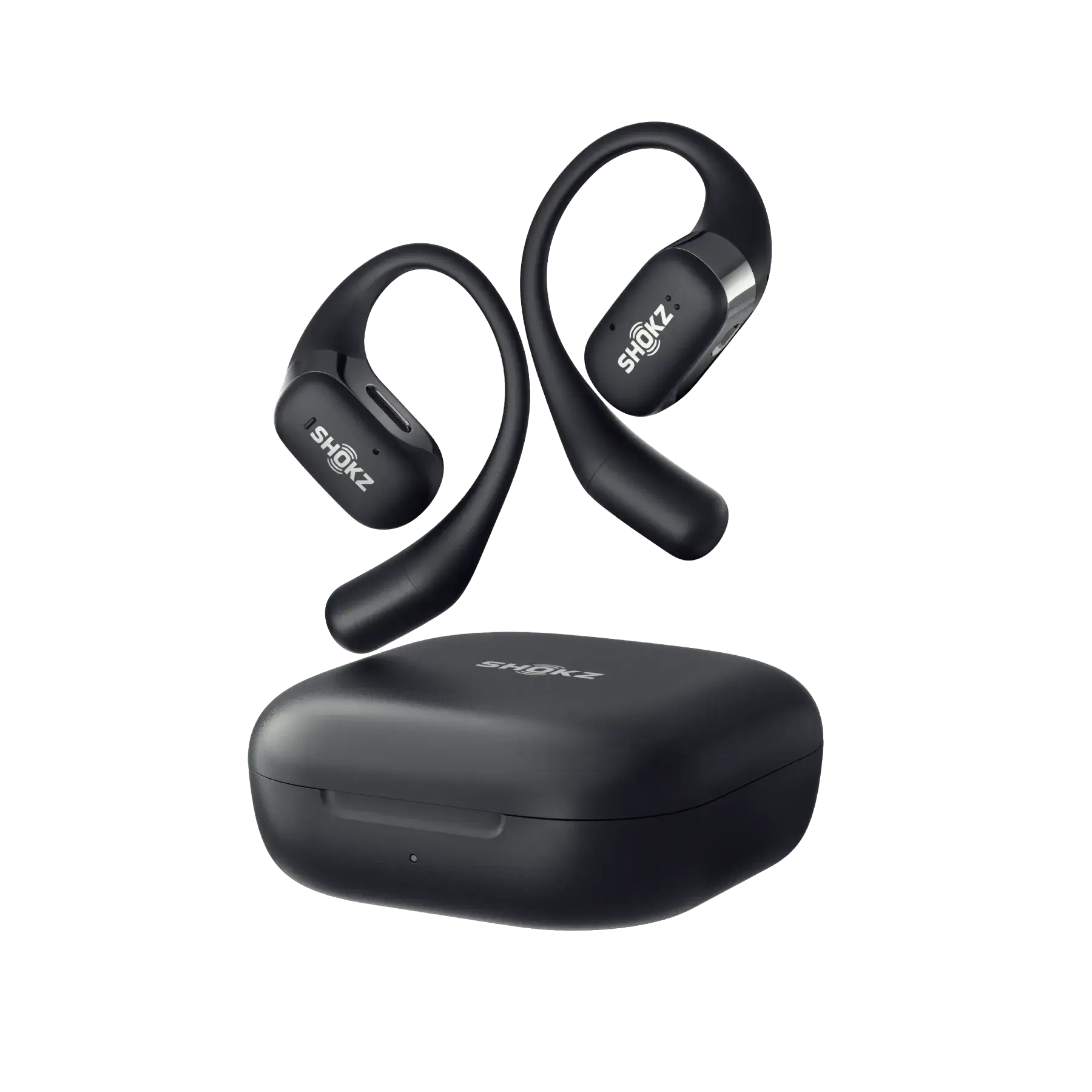 SHOKZ OpenFit Open-Ear Headphones - Black
