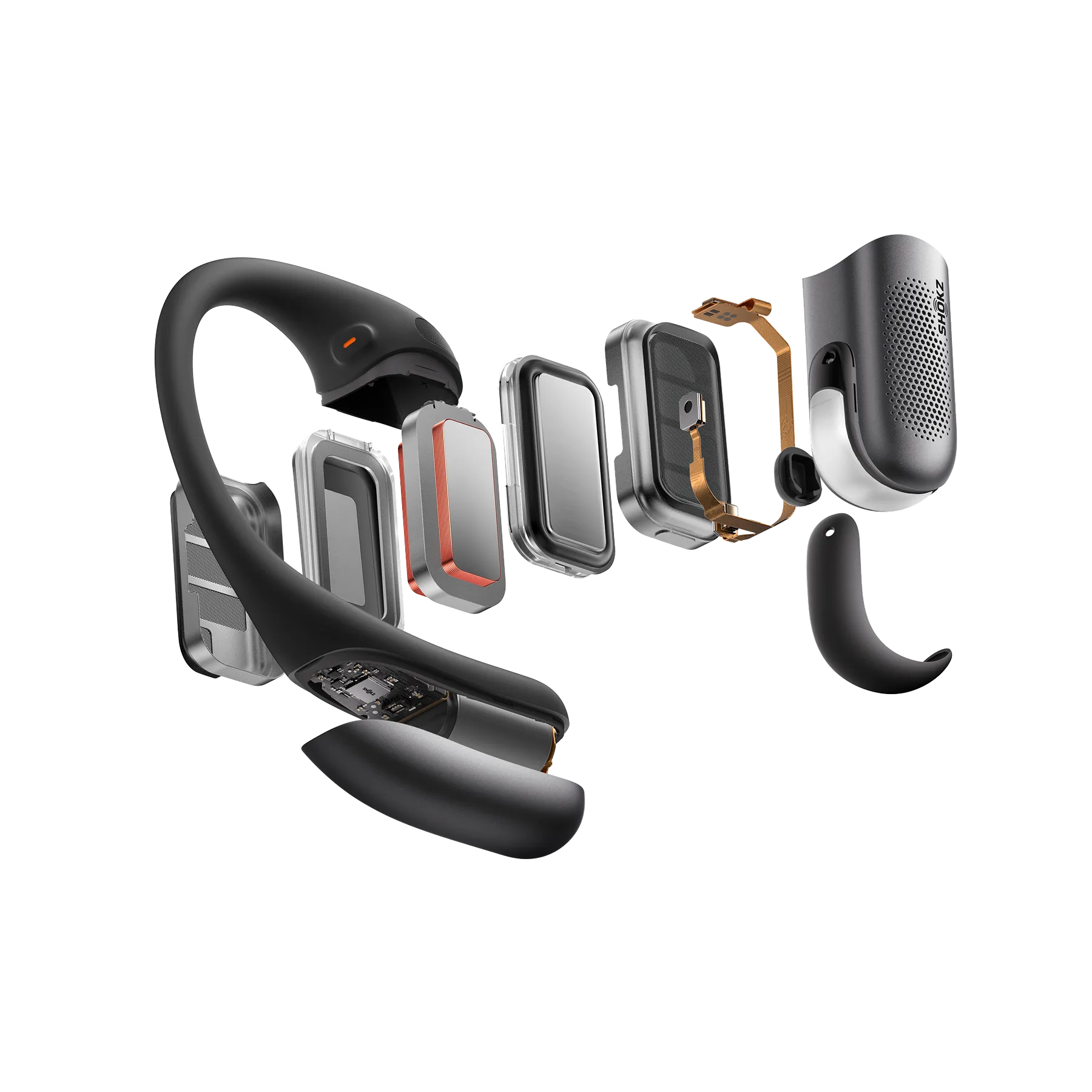 Shokz OpenFit Pro Open-Ear Wireless Earbuds - Black