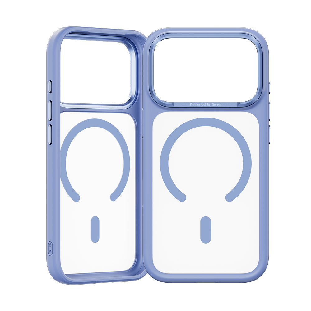 Benks Mist Phone Case for iPhone 18 Pro / 18 Pro Max & iPhone 17 Series (17 / Pro / Pro Max / Air) - Slate Blue