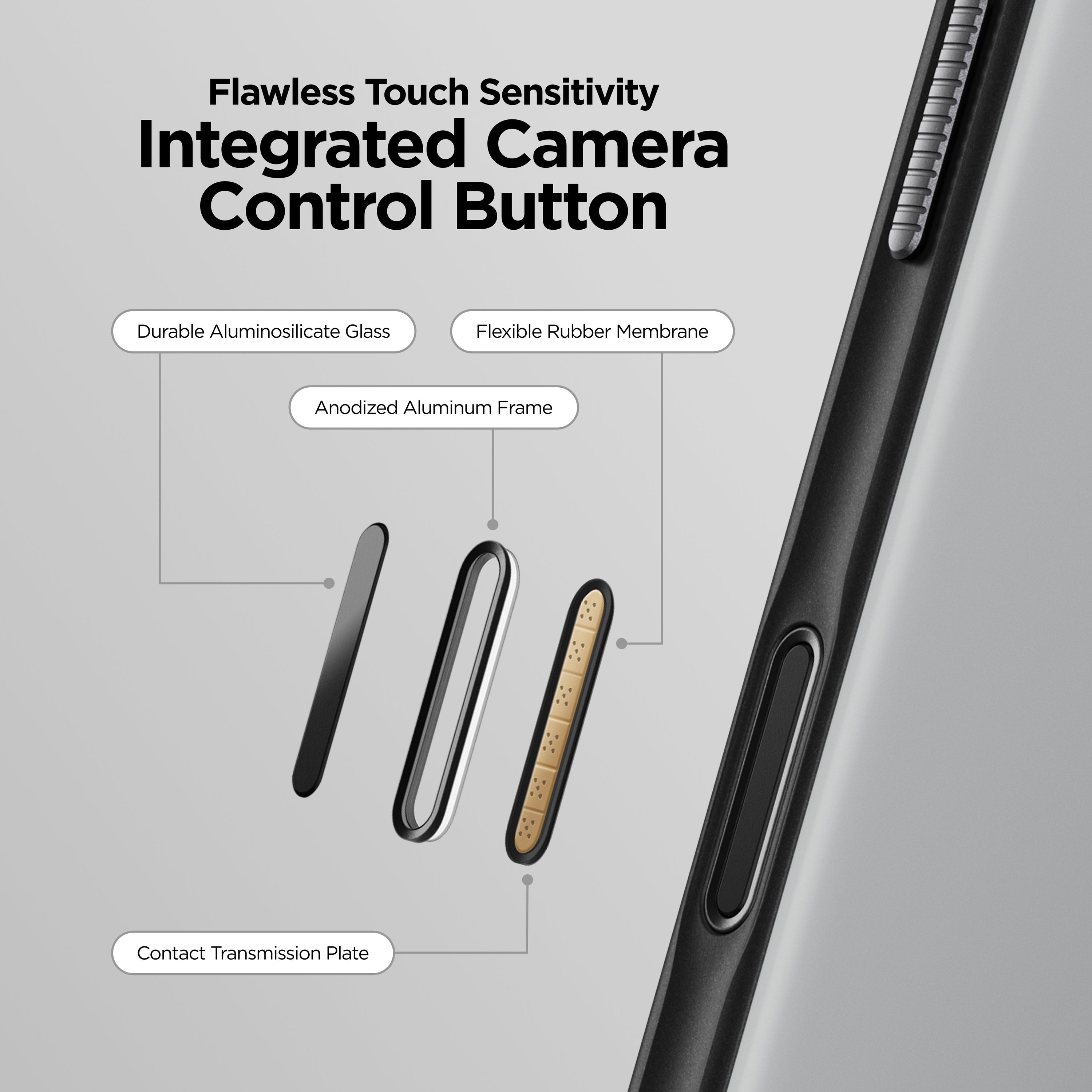 Nomad Modern Case for iPhone 17 Pro - Lunar Gray