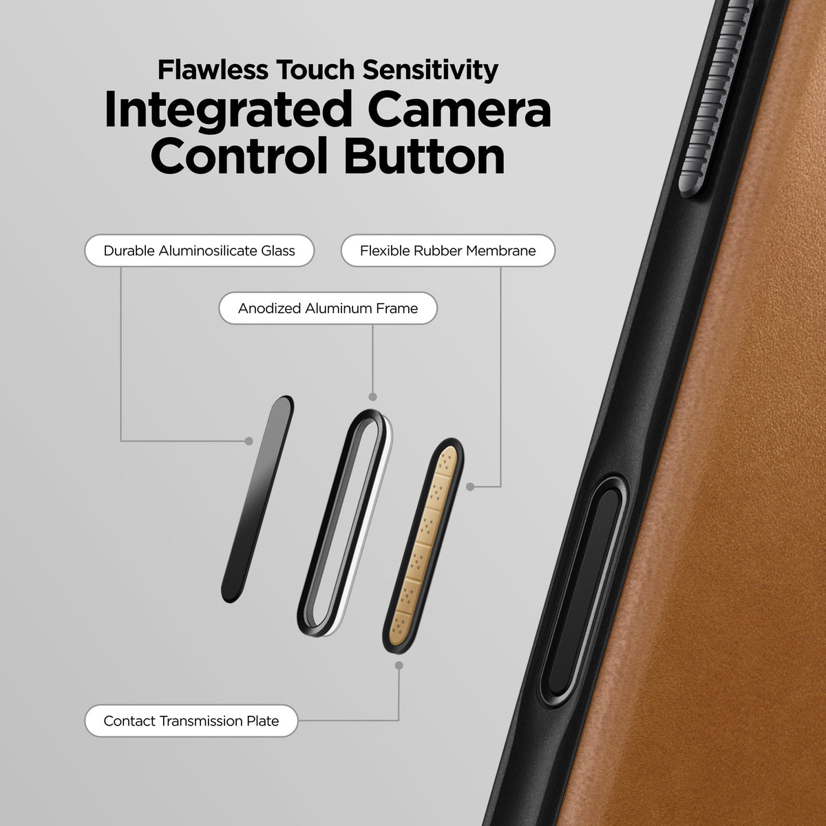 Nomad Modern Leather Case for iPhone 17 Pro (Nomad Leather) - English Tan #color_english-tan