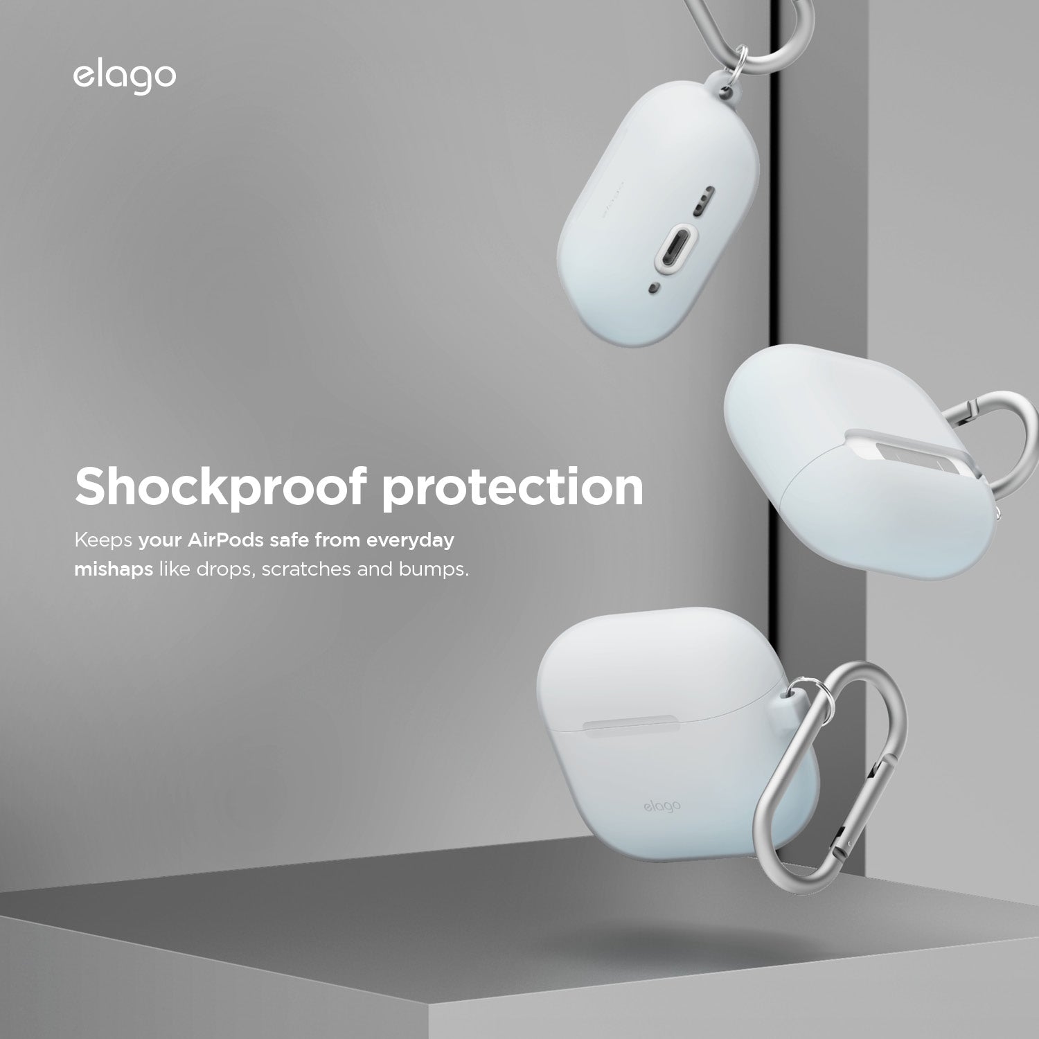جراب سماعات Elago Silicone Hang Case for AirPods 4