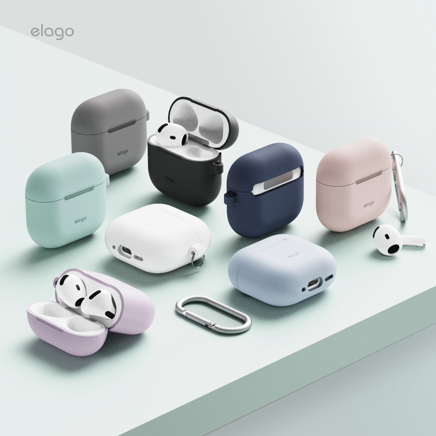 جراب سماعات Elago Silicone Hang Case for AirPods 4