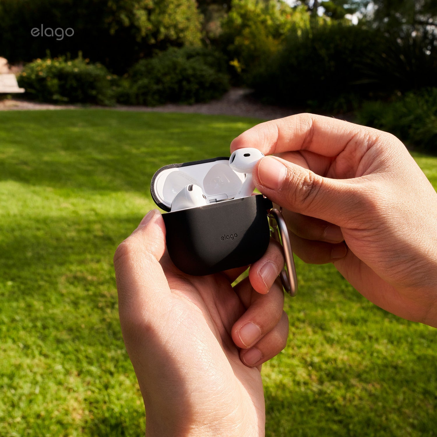 جراب سماعات Elago Silicone Hang Case for AirPods 4