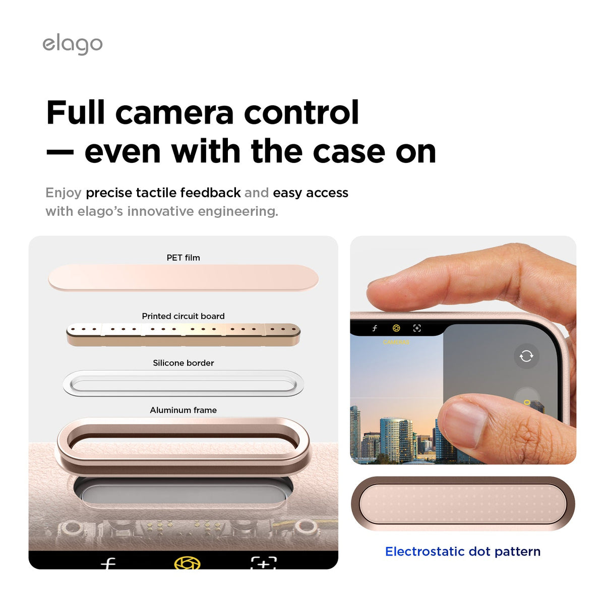 Elago MagLeather Case for iPhone 17 Pro / iPhone 18 Pro - Lovely Pink