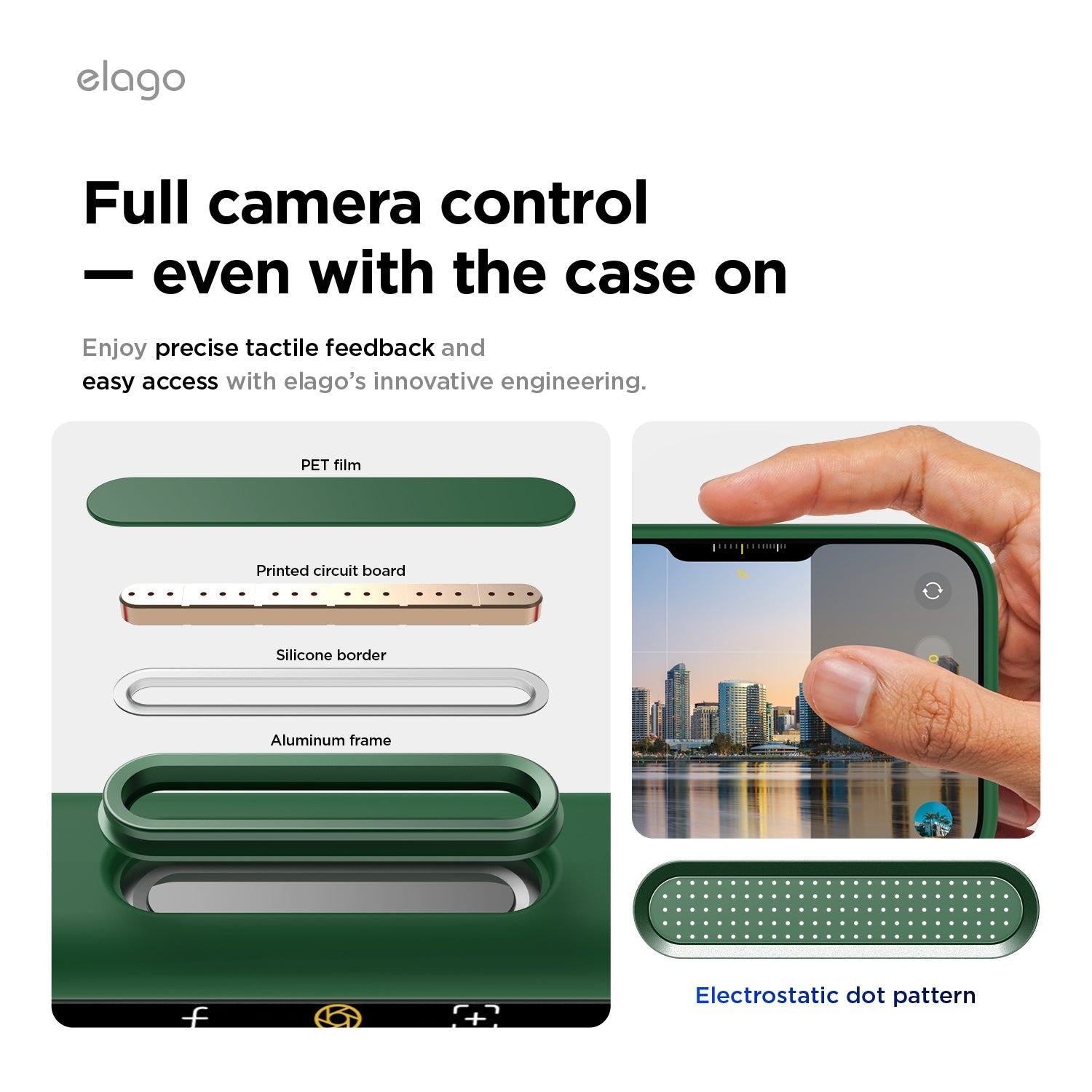 Elago Mag Silicone Case for iPhone 17 Pro / iPhone 18 Pro - Alpine Green