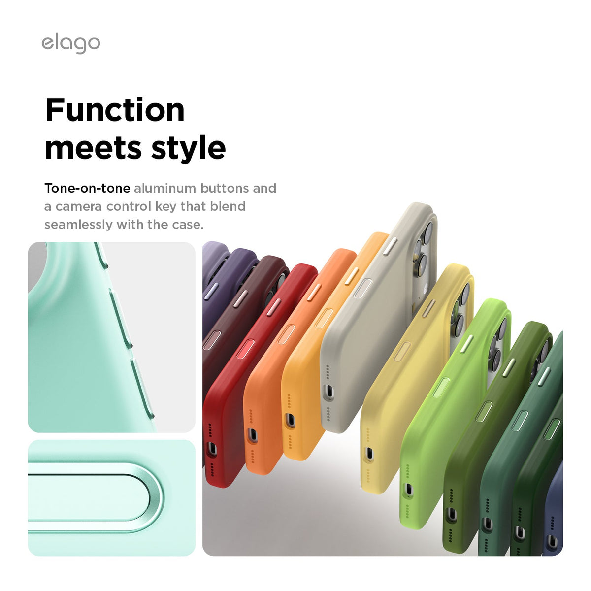 Elago Mag Silicone Case for iPhone 17 Pro / iPhone 18 Pro - Aqua Sky