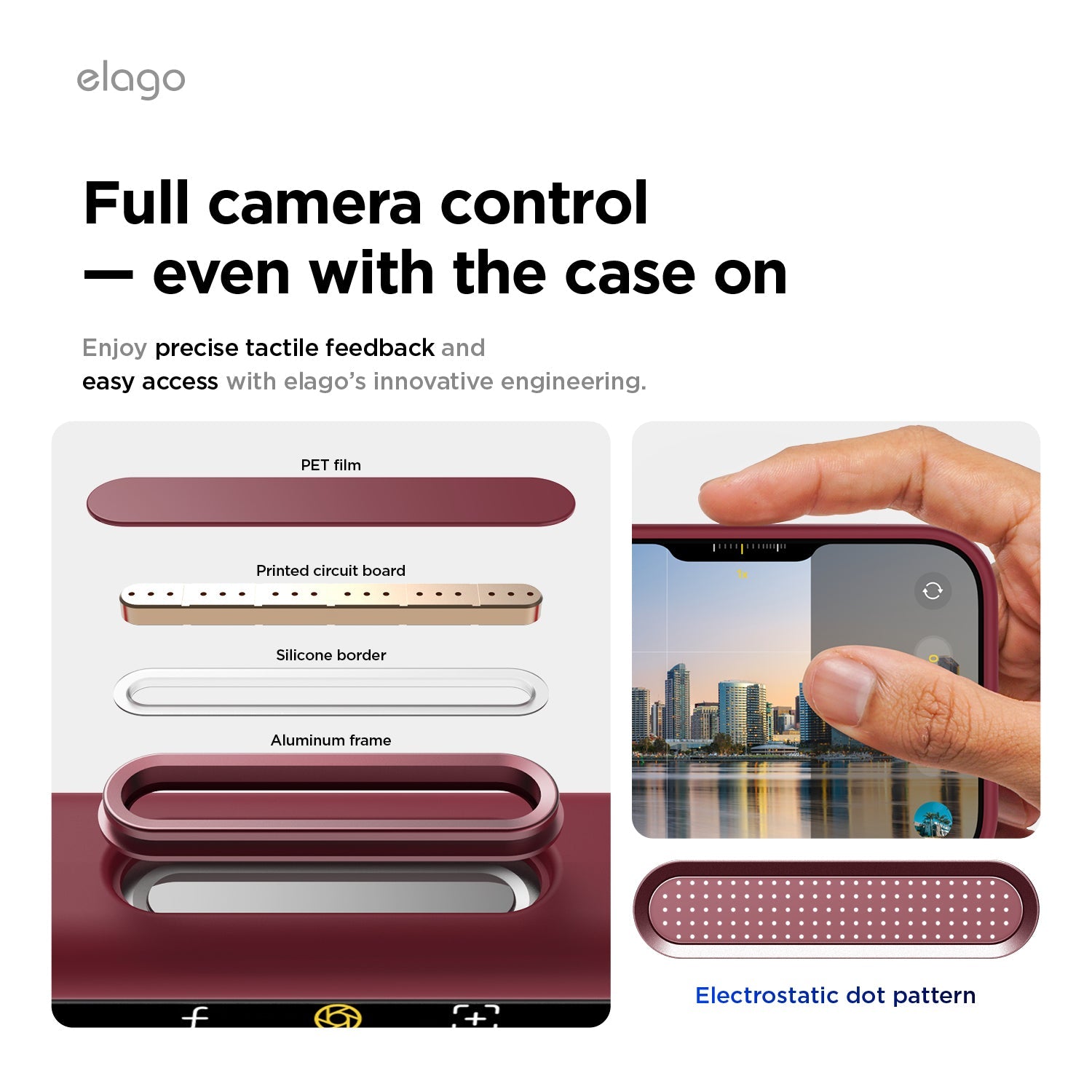 Elago Mag Silicone Case for iPhone 17 Pro / iPhone 18 Pro - Burgundy
