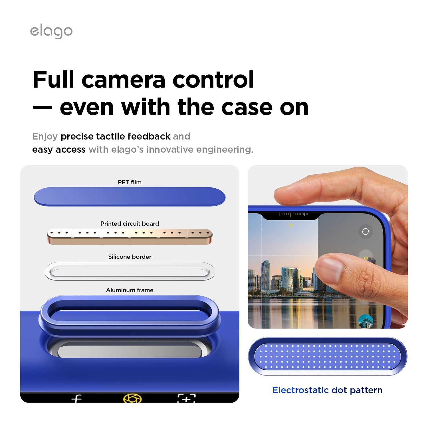 Elago Mag Silicone Case for iPhone 17 Pro / iPhone 18 Pro - Cobalt Blue