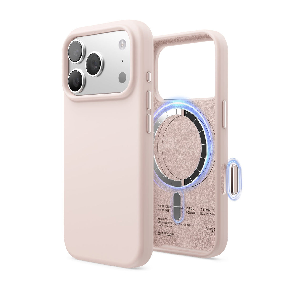 Elago Mag Silicone Case for iPhone 17 Pro / iPhone 18 Pro - Lovely Pink