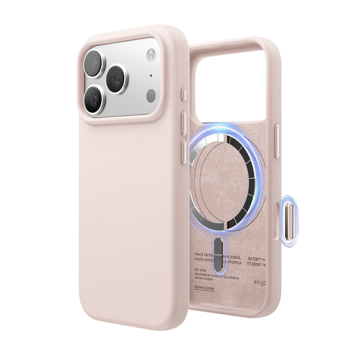 Elago Mag Silicone Case for iPhone 17 Pro / iPhone 18 Pro - Lovely Pink #color_lovely-pink