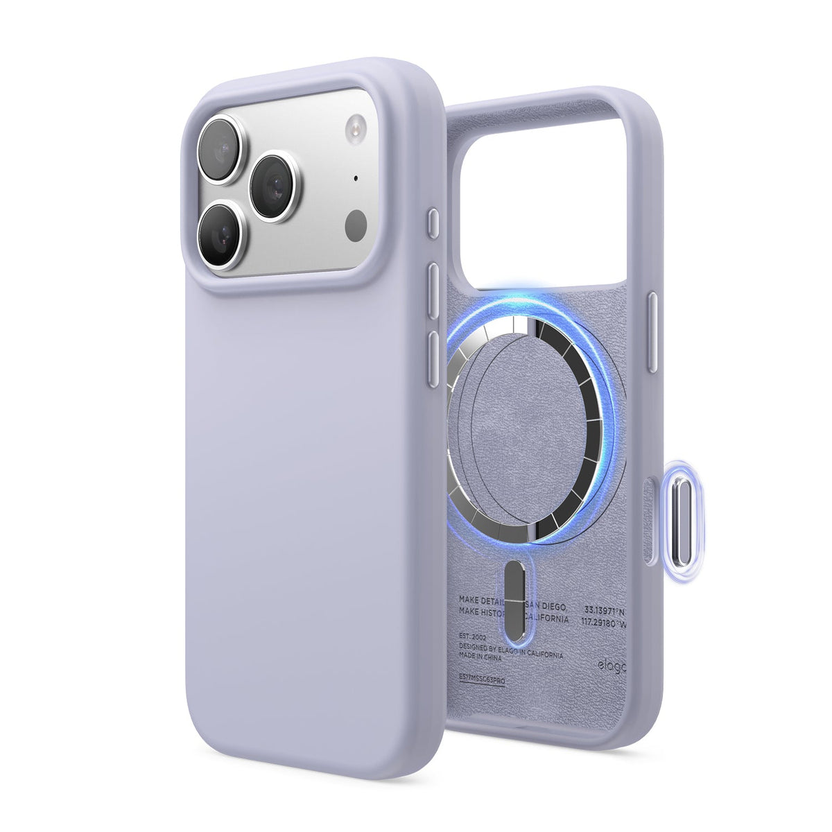Elago Mag Silicone Case for iPhone 17 Pro / iPhone 18 Pro - Purple