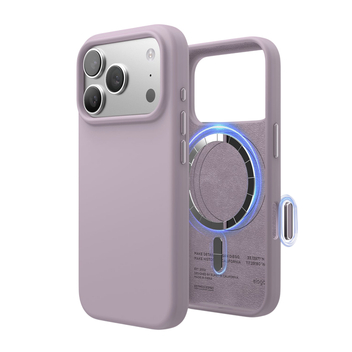 Elago Mag Silicone Case for iPhone 17 Pro / iPhone 18 Pro - Soft Purple #color_soft-purple