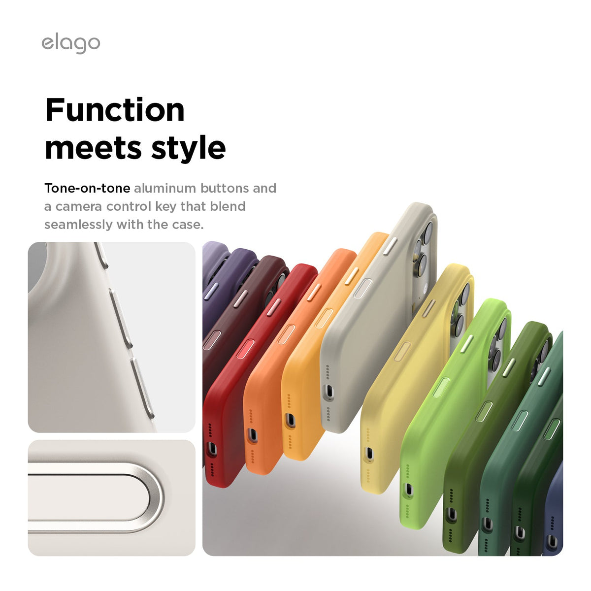 Elago Mag Silicone Case for iPhone 17 Pro / iPhone 18 Pro - Stone