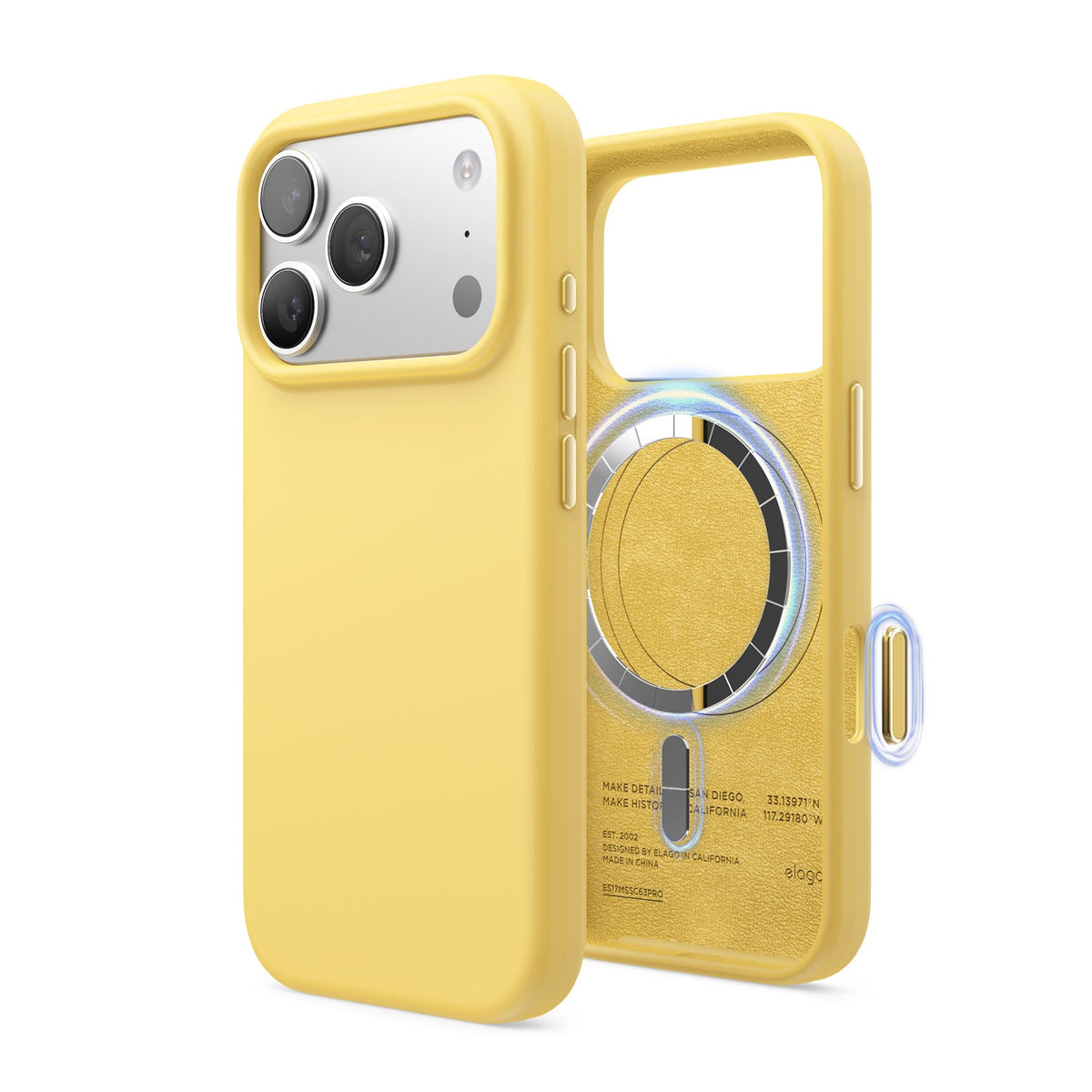Elago Mag Silicone Case for iPhone 17 Pro / iPhone 18 Pro - Yellow