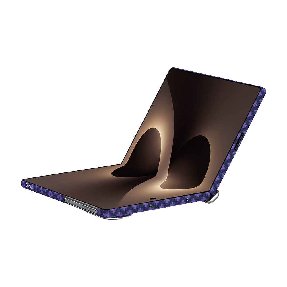 Benks ArmorGrid Air Grand Combo built with Kevlar® for Samsung Galaxy Z Fold 8 / Z Fold 8 Ultra - Peri Purple