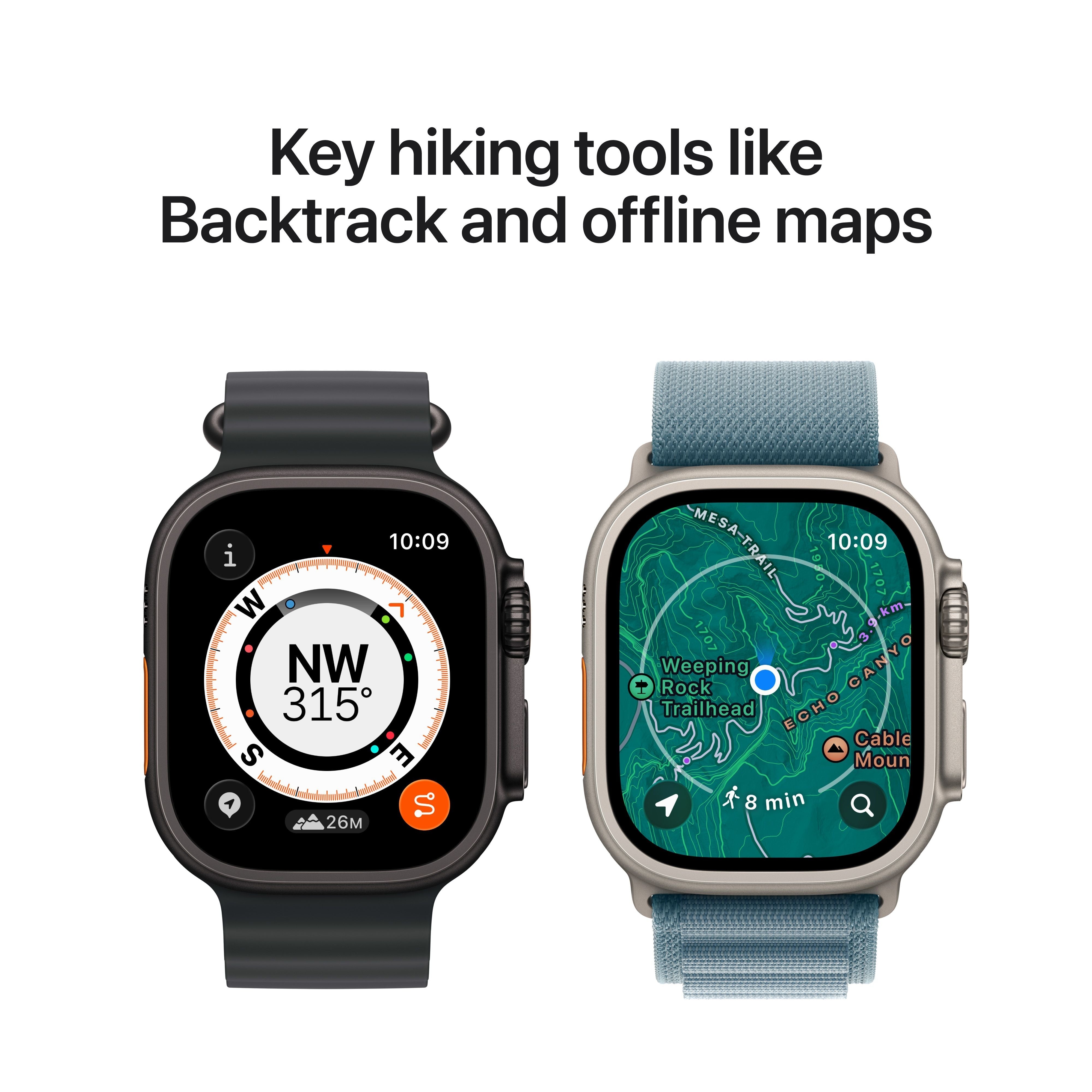 ساعة آبل الترا 3 GPS + خلوية تيتانيوم أسود