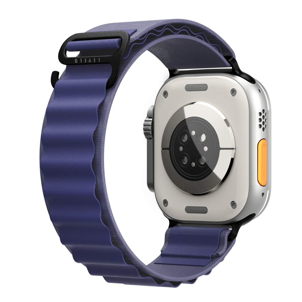حزام Levelo Ace Loop من النايلون لساعة Apple Watch مقاس 49 ملم / 46 ملم / 45 ملم