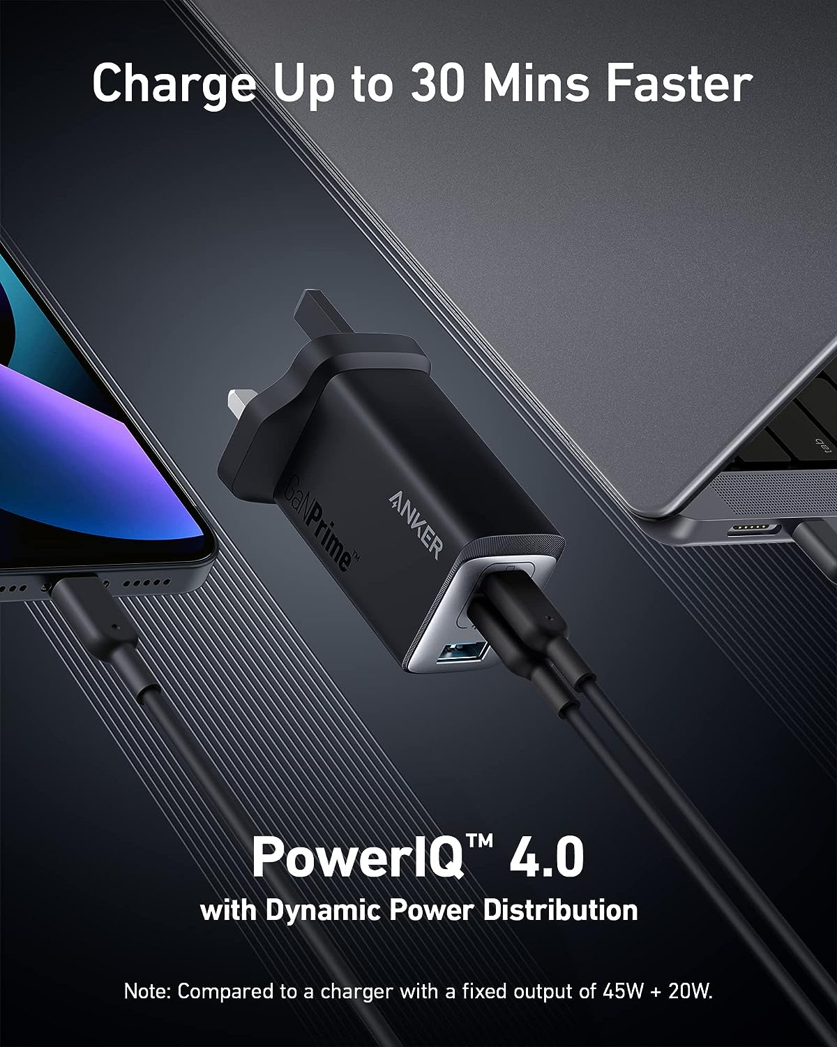 شاحن Anker 735 (GaN Prime 65W)