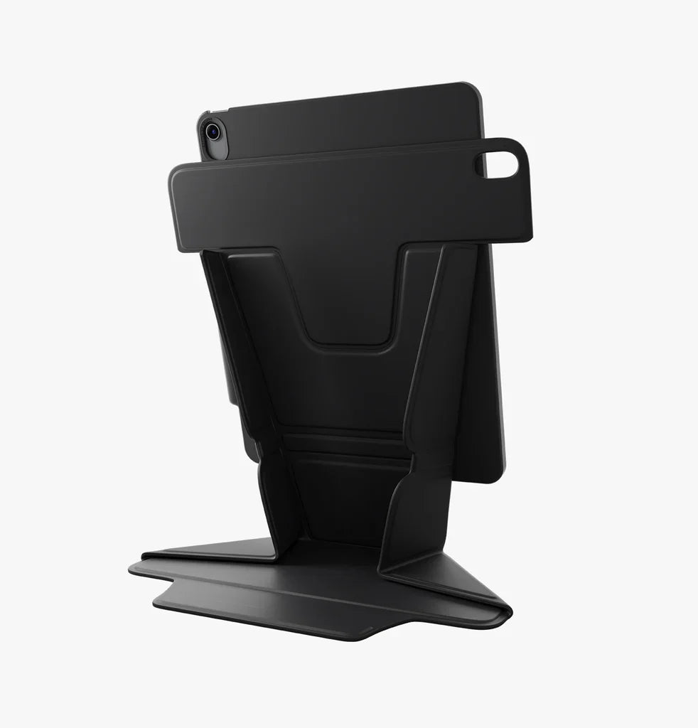 حافظة Uniq Ryze 360 + حامل قابل للطي لجهاز iPad Air 11 بوصة M2