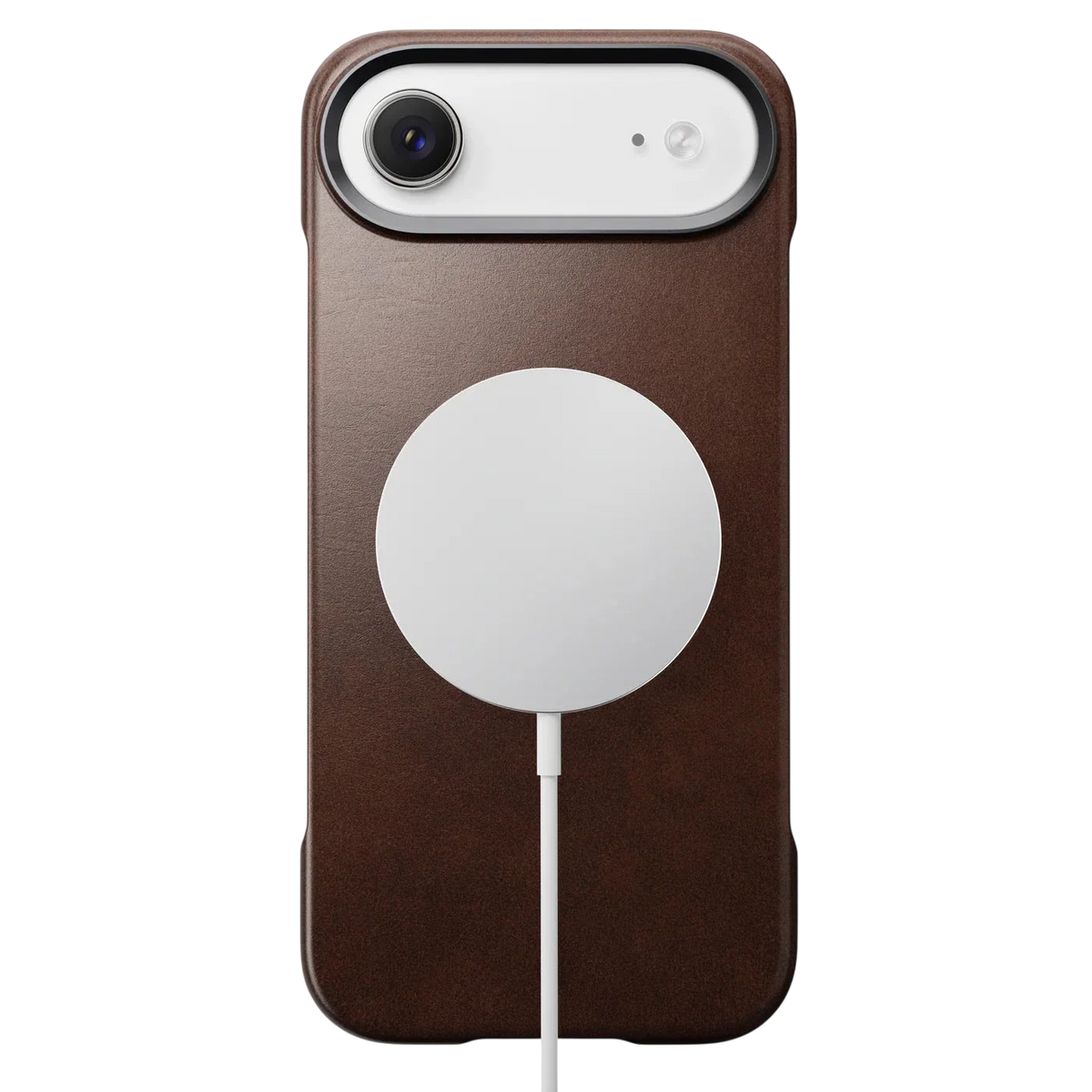 Nomad Traditional Leather Case for iPhone Air (Horween Leather) - Rustic Brown #color_rustic-brown