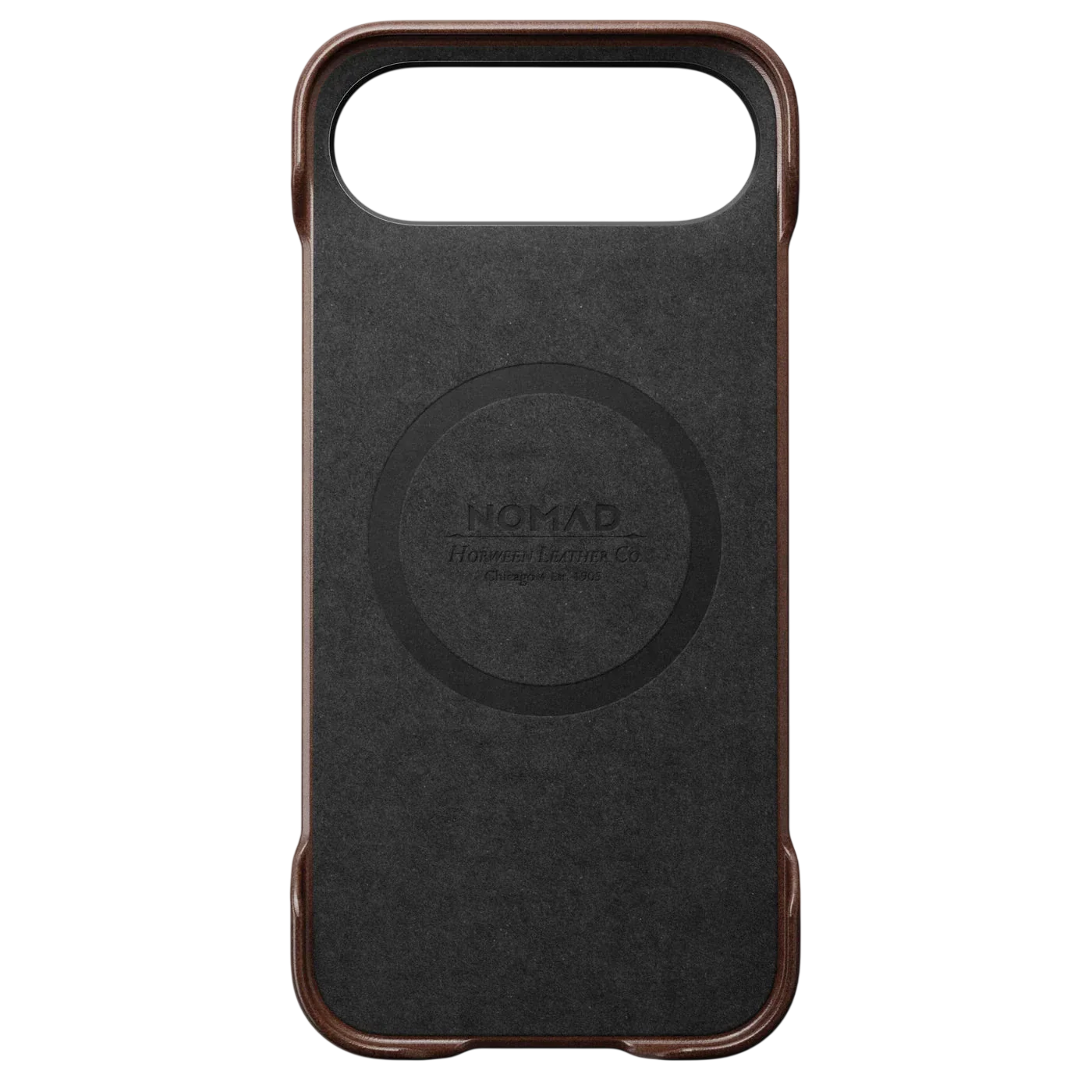 Nomad Traditional Leather Case for iPhone Air (Horween Leather) - Rustic Brown #color_rustic-brown