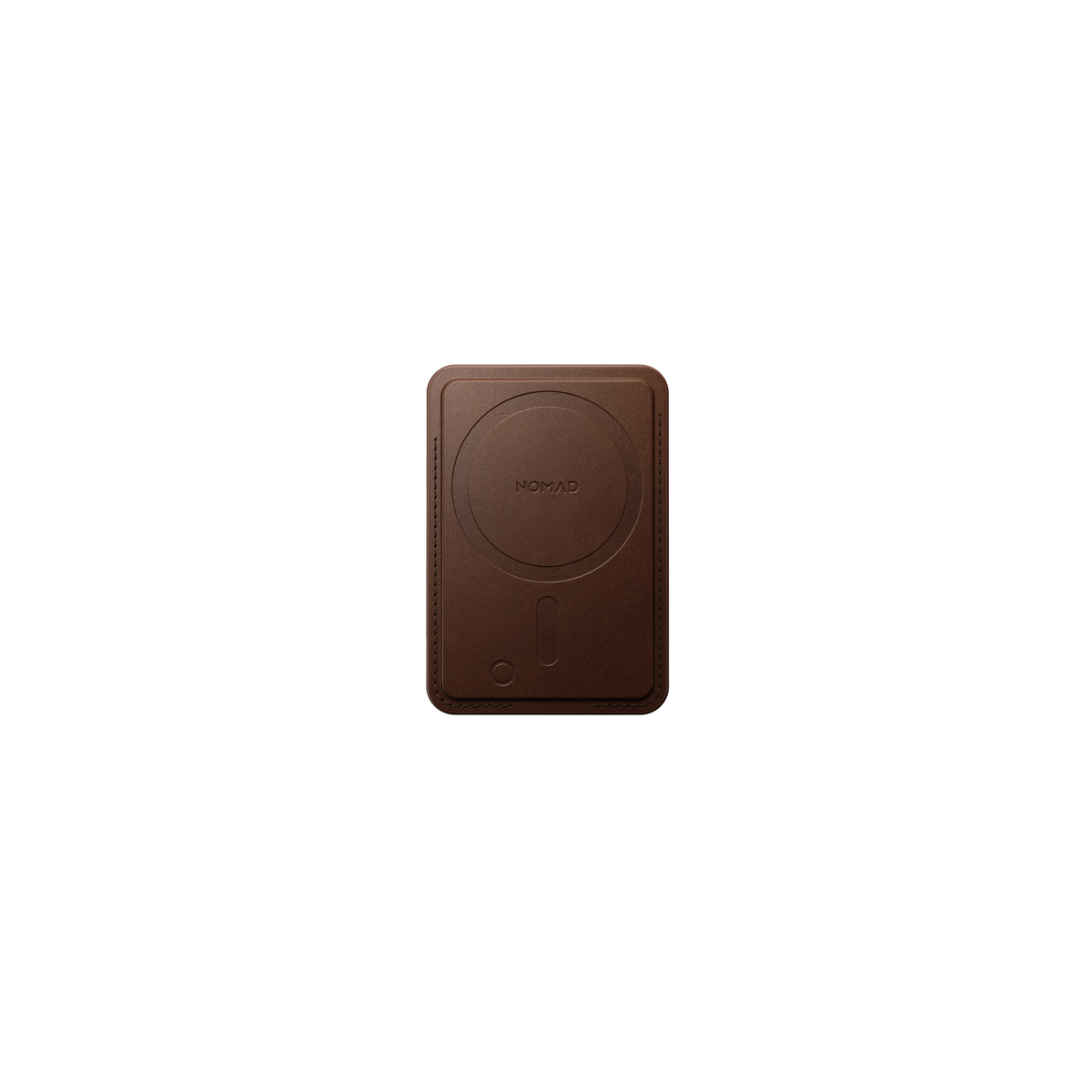Nomad Leather Mag Wallet with Find My Tracking