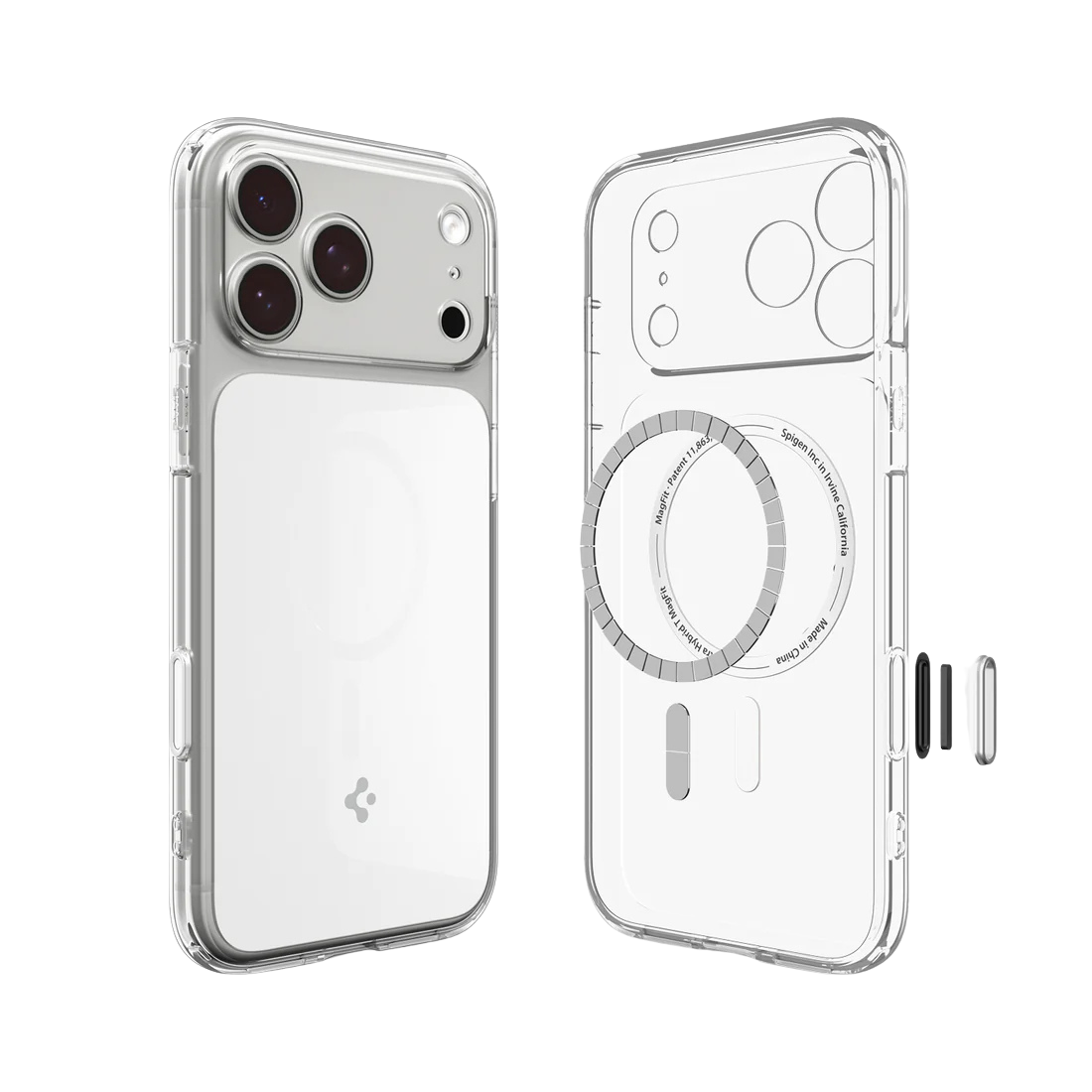 Spigen Ultra Hybrid T (MagFit) Case for iPhone 17 Pro & Pro Max - Glossy White
