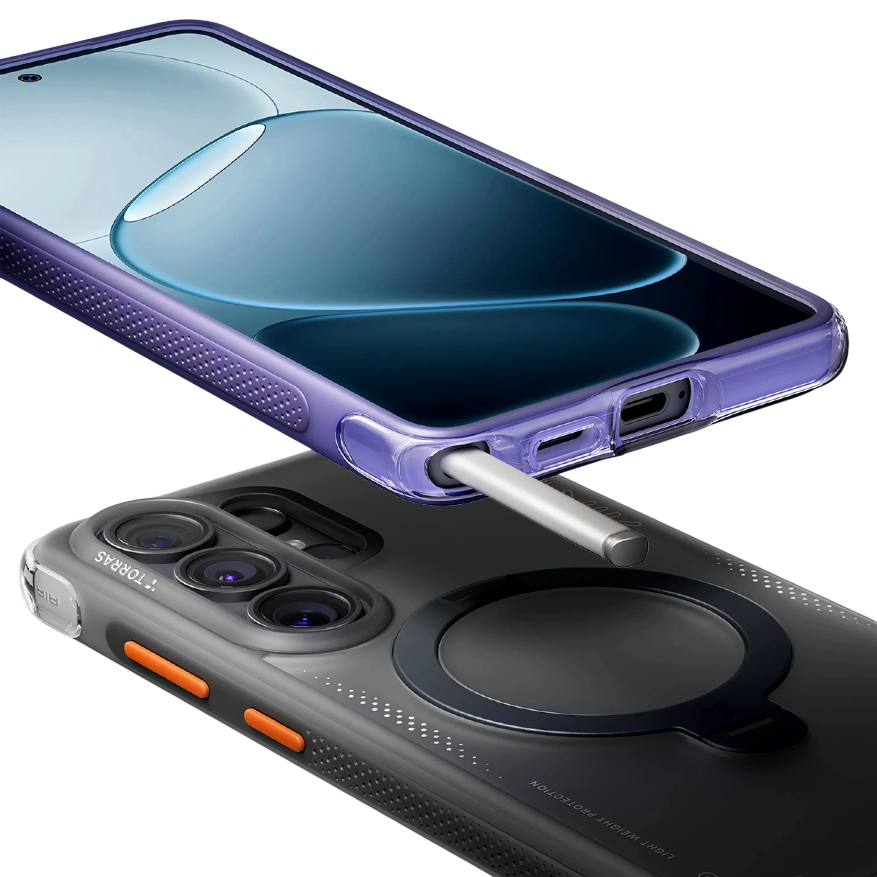 TORRAS Ostand Q3 Air Case for Samsung S26 Ultra