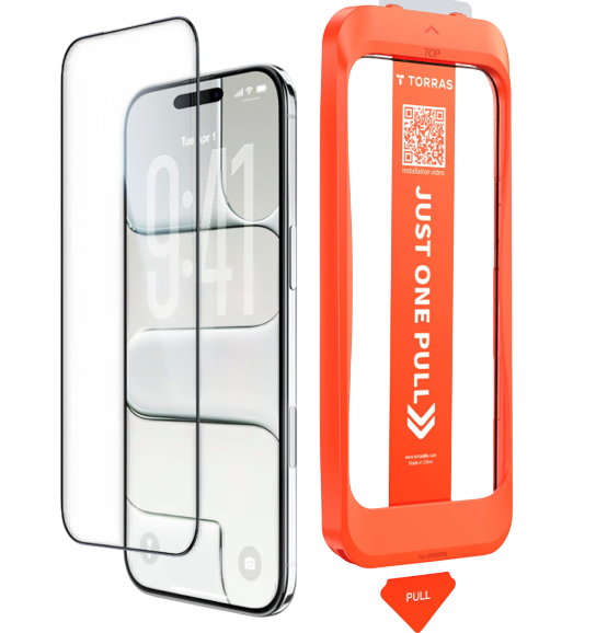 TORRAS Install Master Screen Protector for iPhone 17 Pro & Pro Max