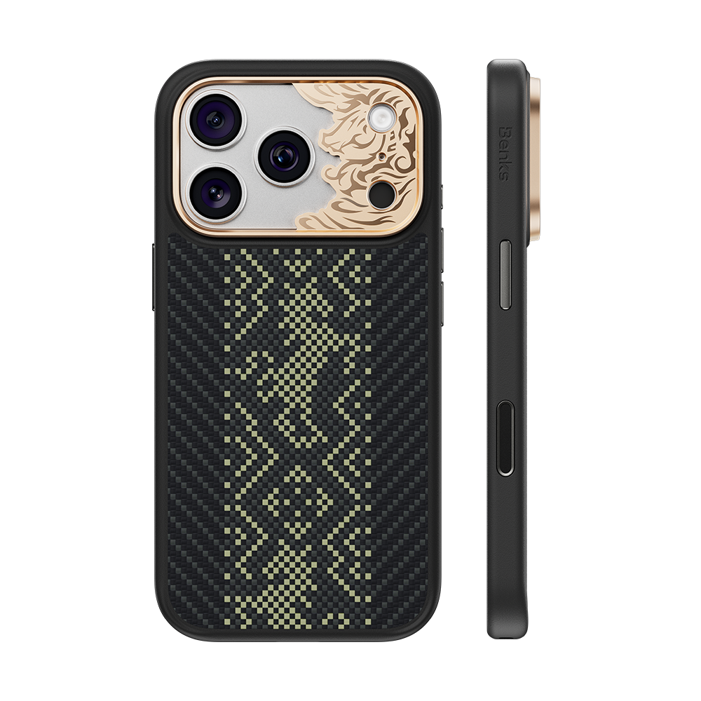 Benks Knight Pro Case built with Kevlar® for iPhone 18 Pro Max - Black #color_black