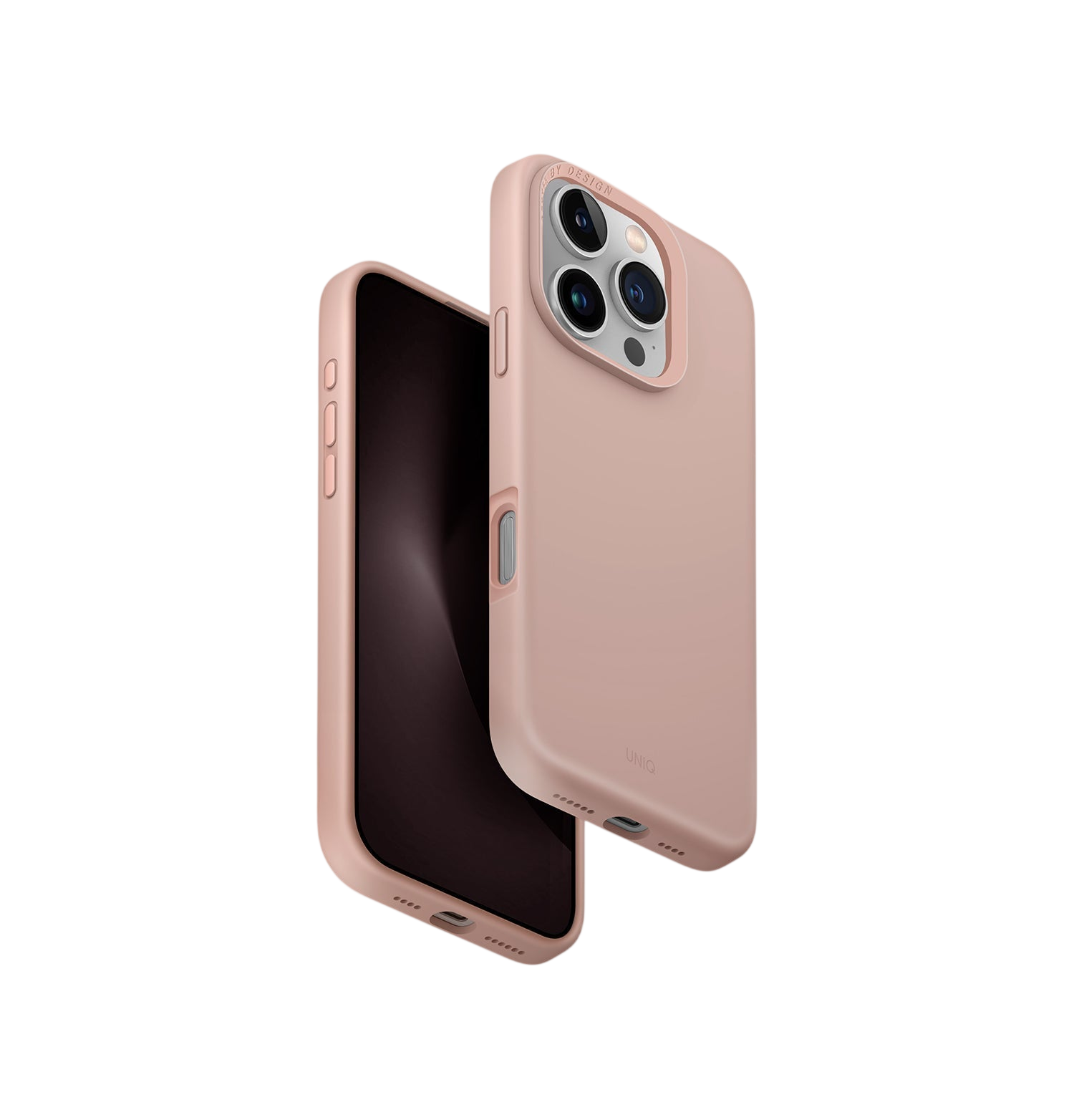 Uniq Lino Hue Hybrid Silicone Case with Magnetic Charging for iPhone 16 Pro