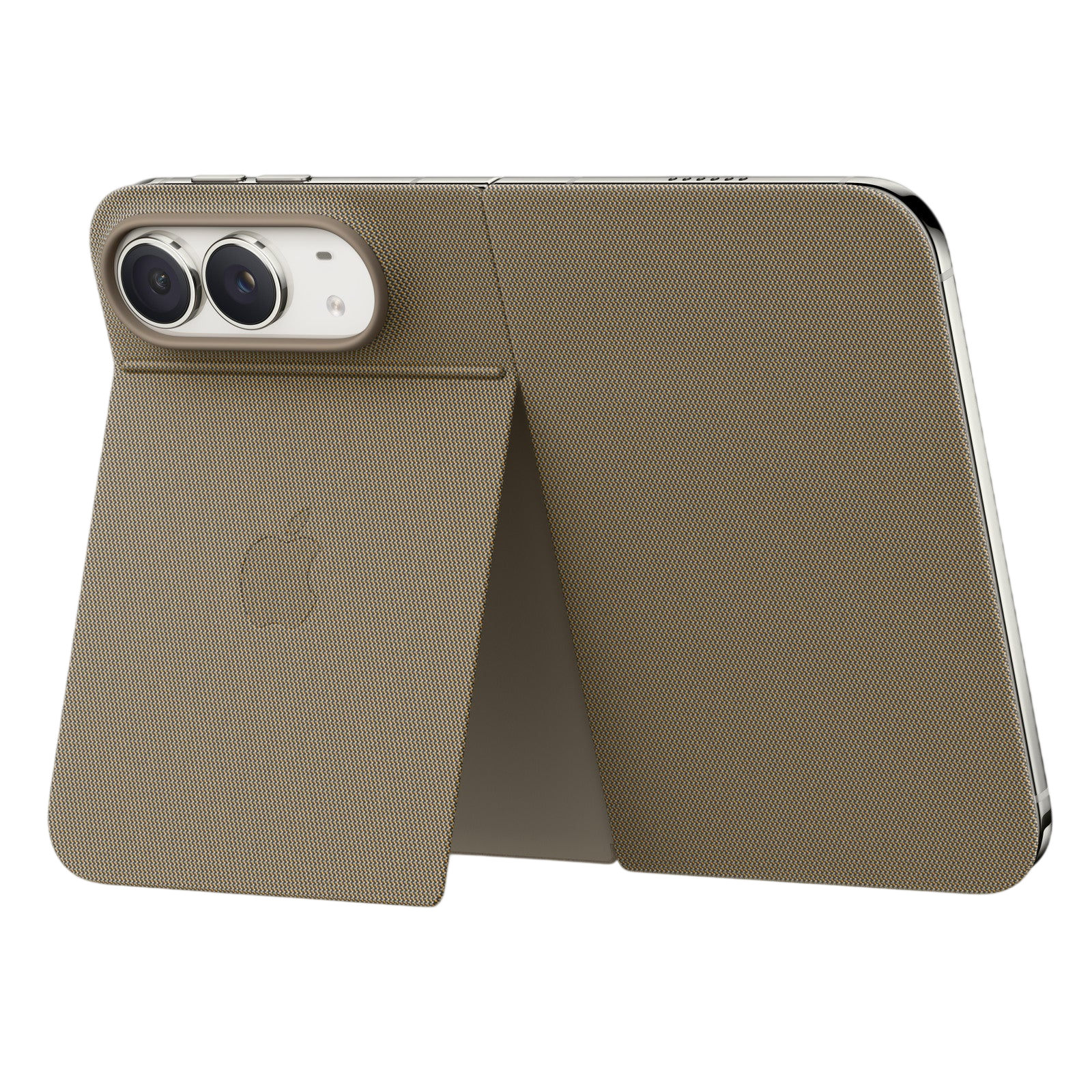 Apple iPhone Duo Folio with Kickstand in Taupe