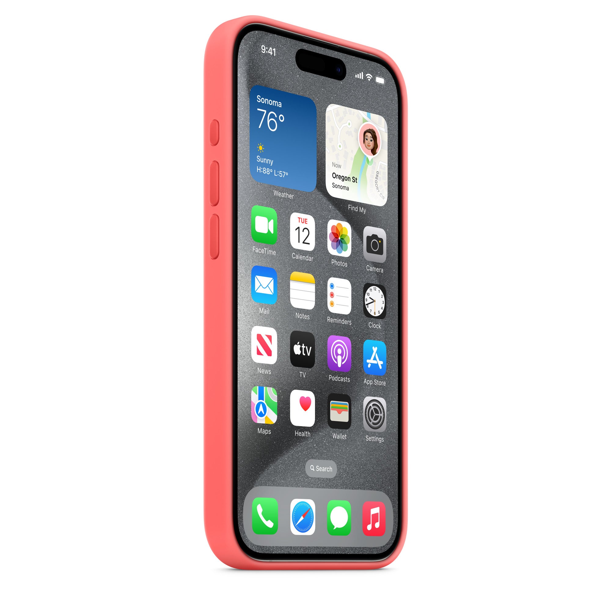 Apple iPhone 15 Pro Max Silicone Case with MagSafe