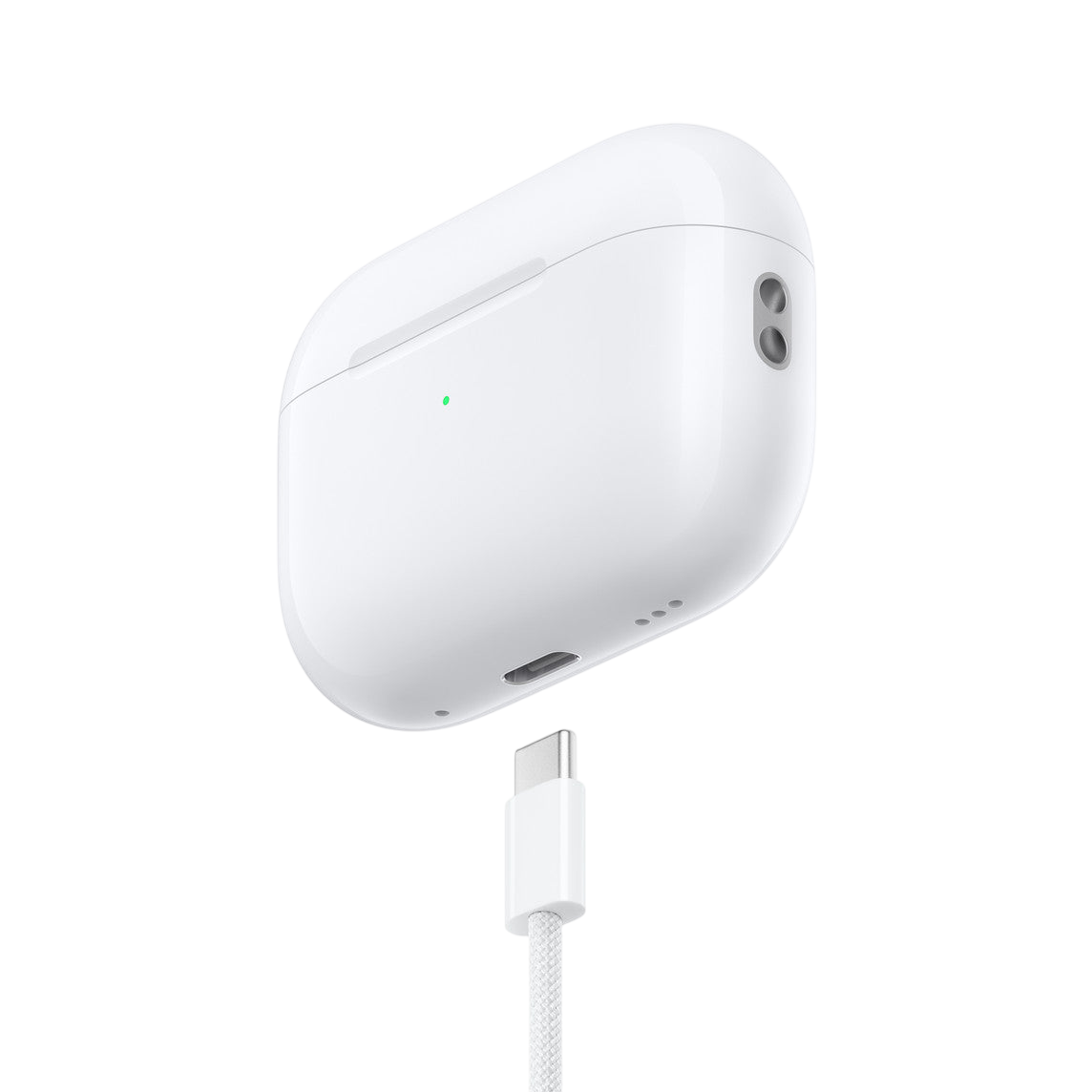 سماعات أبل AirPods Pro (الجيل الثاني) مع علبة شحن MagSafe (USB‑C) مع ضمان رسمي من أبل لمدة سنة