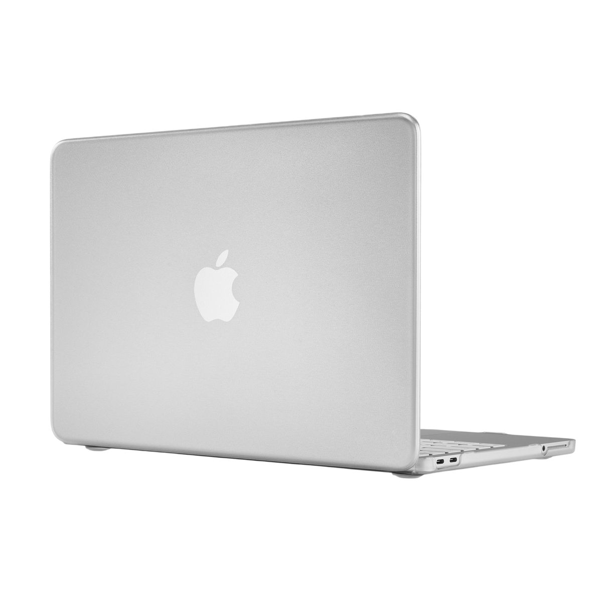 Pipetto MacBook Neo 13 Hardshell Clear Case - Frosted Clear - back
