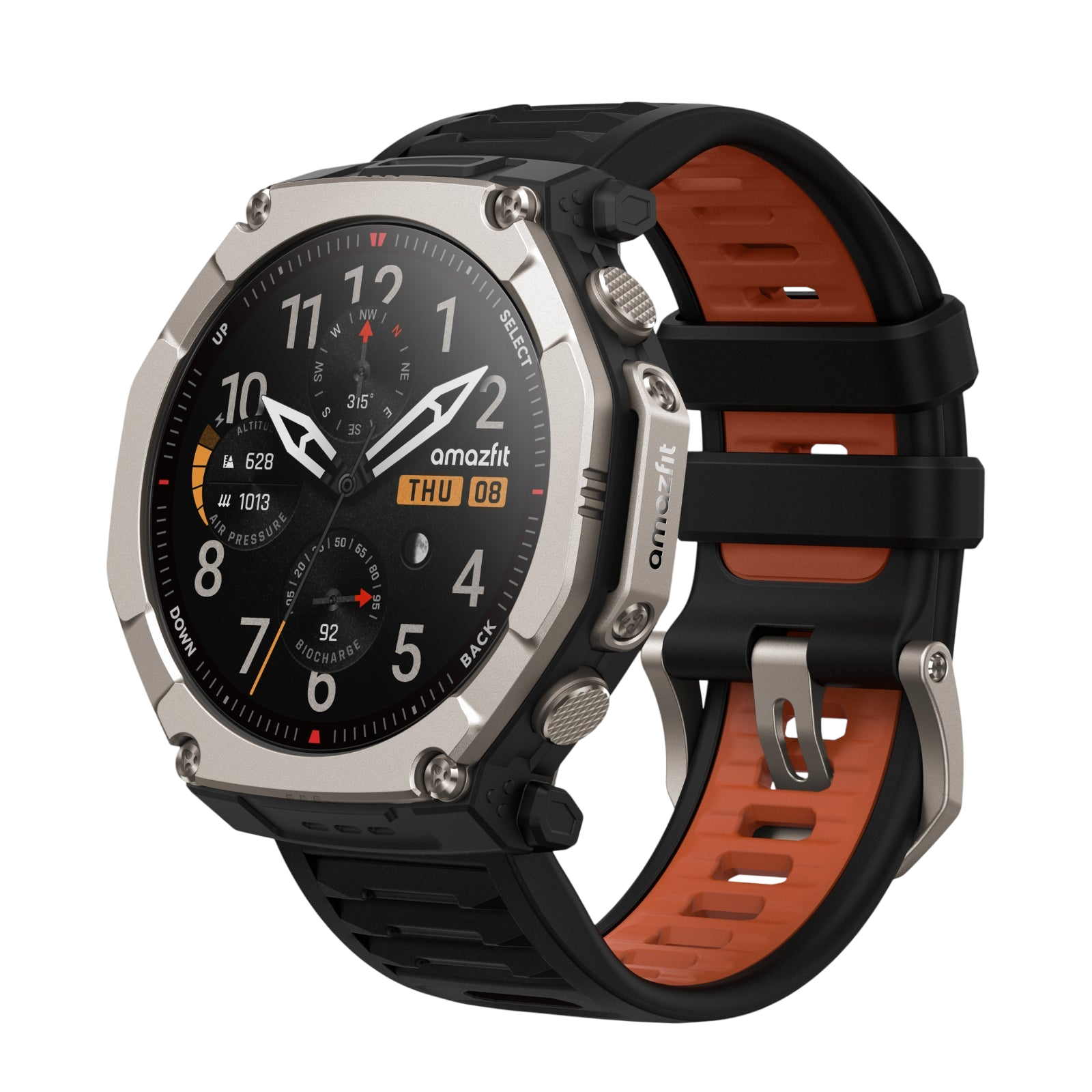 Amazfit T-Rex Ultra 2 Black Magma titanium