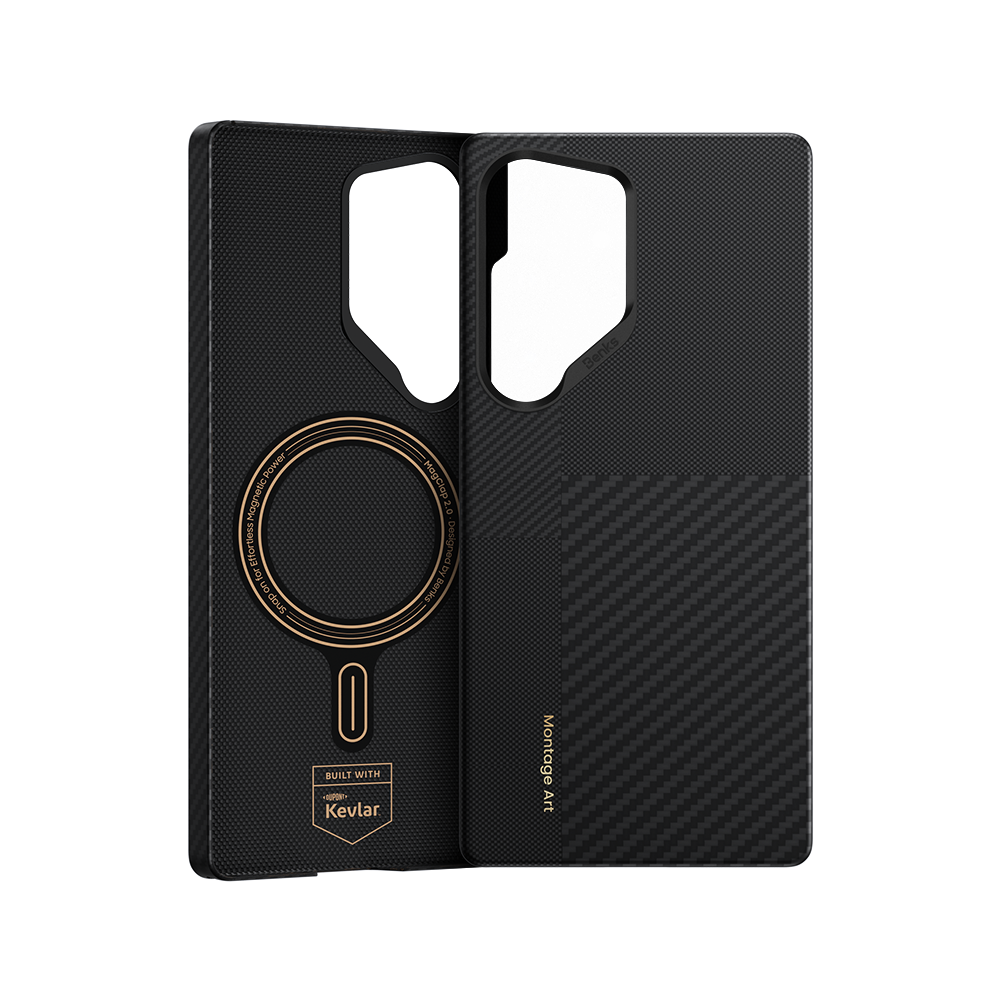 غلاف بنكس مونتاج أرمور إير مصنوع من كيفلار® لهاتف سامسونج جالاكسي S25 ألترا