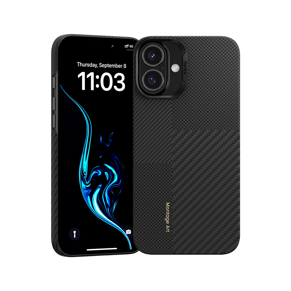 جراب Benks Montage ArmorAir Case built with Kevlar® for iPhone 16
