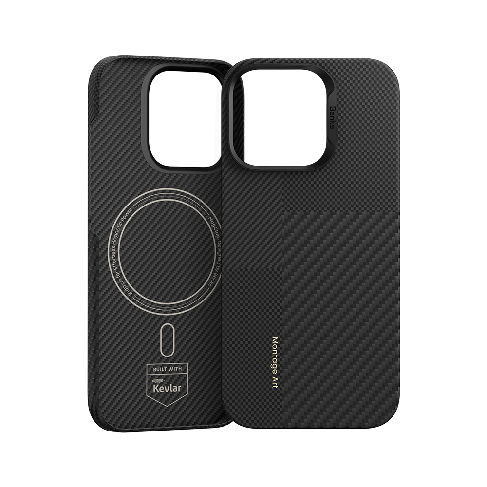 Benks Montage ArmorAir Case built with Kevlar® for iPhone 16 Pro Max
