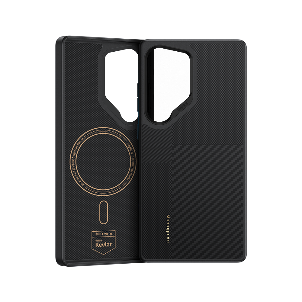 غلاف بنكس مونتاج أرمور برو مصنوع من كيفلار® لهاتف سامسونج جالاكسي S25 ألترا