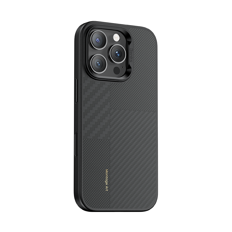 Benks Montage ArmorPro Case built with Kevlar® for iPhone 16 Pro with Button